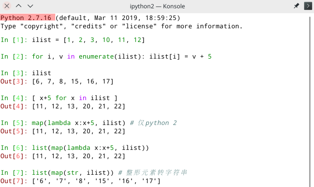 Python列表(list)所有元素的同一操作解析