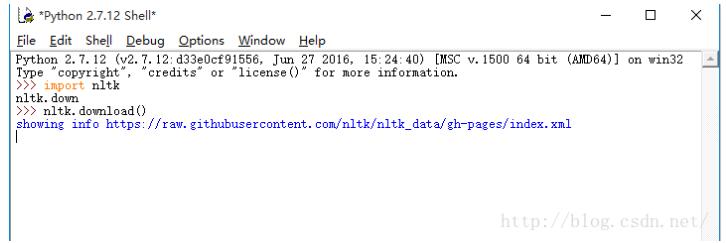 win10 64bit下python NLTK安装教程