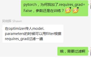 pytorch 固定部分参数训练的方法