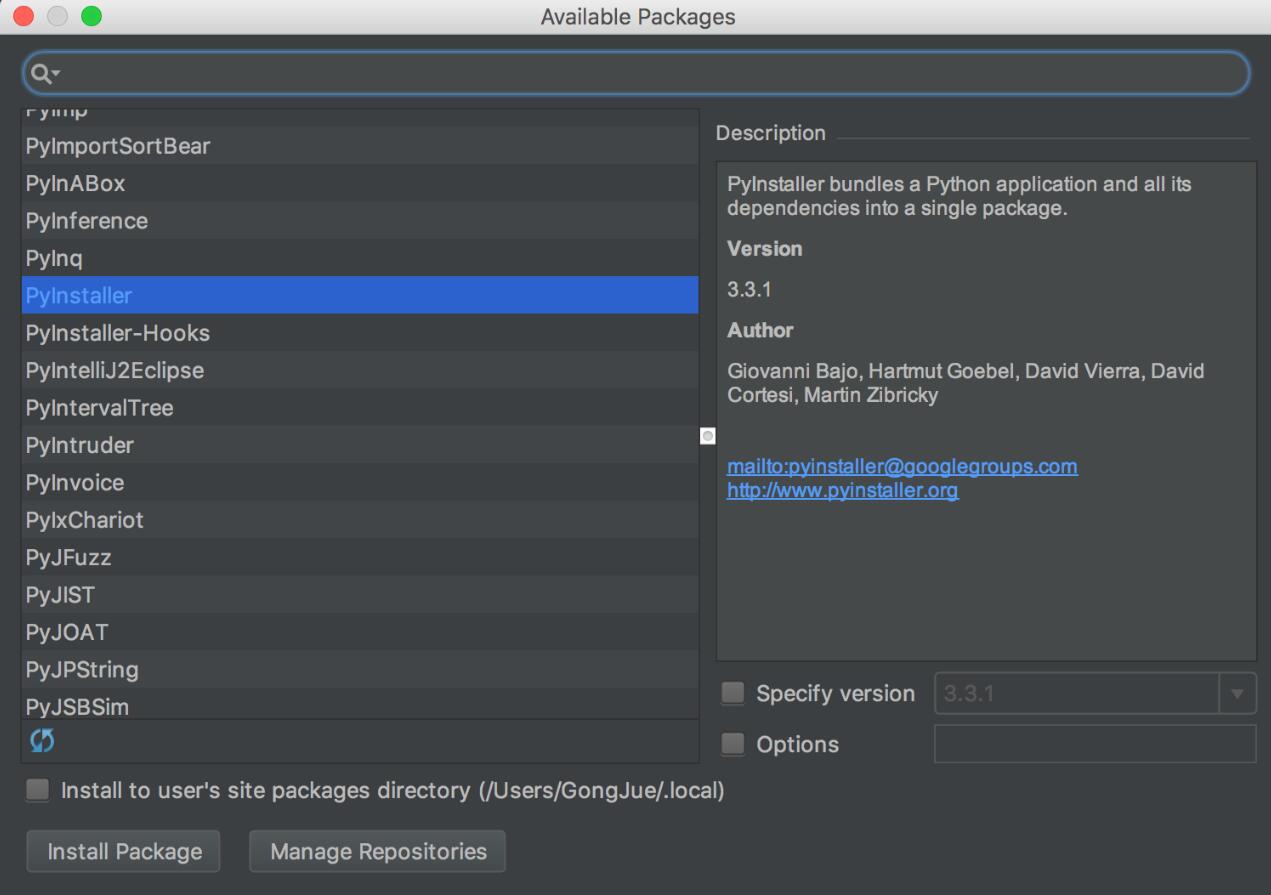 Pycharm 将pyinstaller加入External Tools