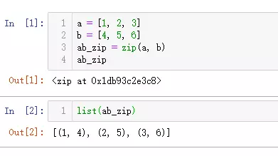 详解Python3 对象组合zip()和回退方式*zip