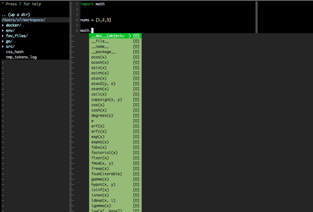 两个命令把 Vim 打造成 Python IDE的方法