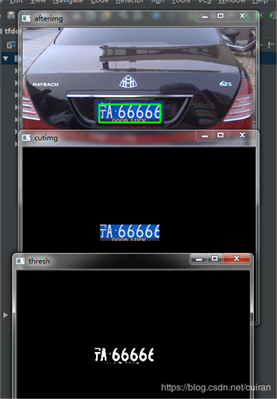 OpenCV+Python识别车牌和字符分割的实现