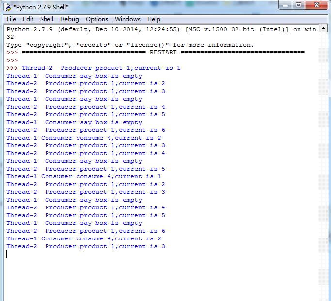 python条件变量之生产者与消费者操作实例分析