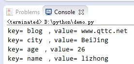 Python中使用item()方法遍历字典的例子