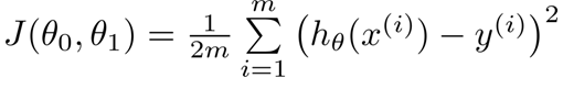 cost function