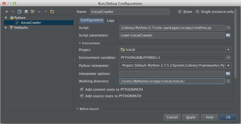 Pycharm 执行scrapy命令