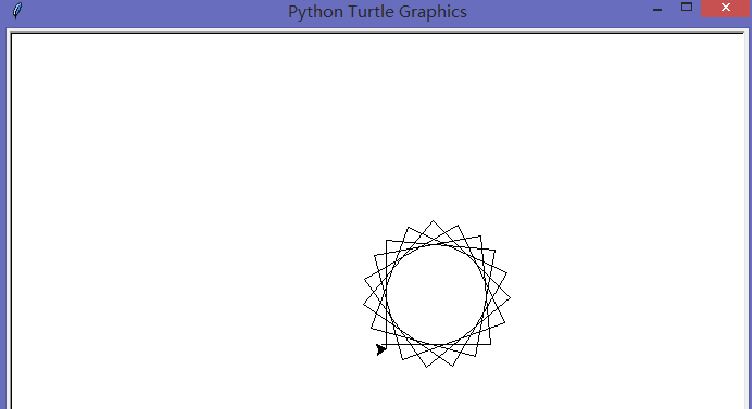 python中turtle作图示例