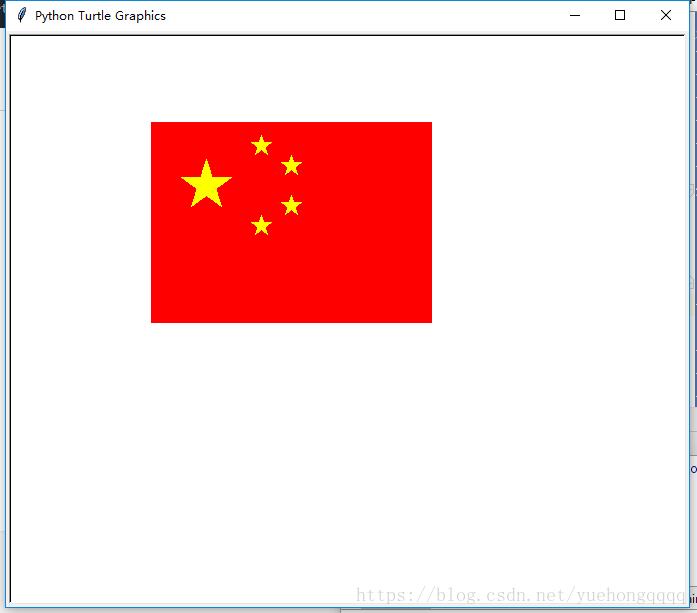 给你一面国旗 教你用python画中国国旗