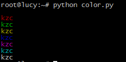Python彩色化Linux的命令行终端界面的代码实例分享