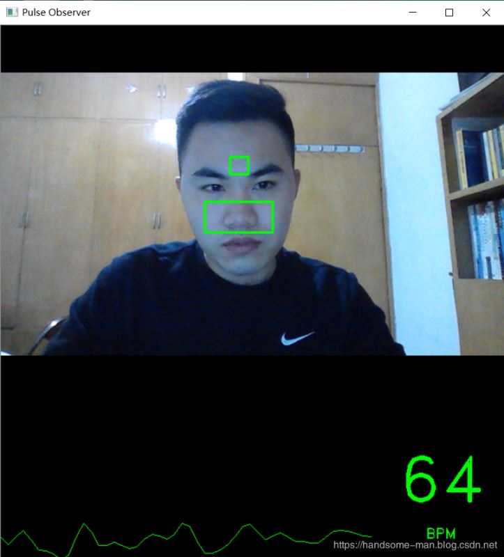 浅析Python+OpenCV使用摄像头追踪人脸面部血液变化实现脉搏评估