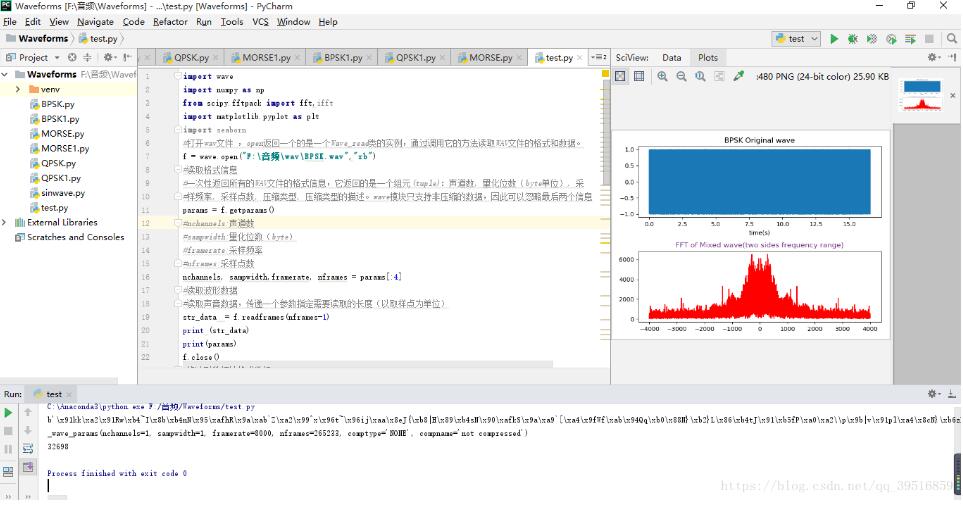 在pycharm中显示python画的图方法