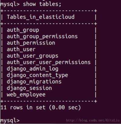 Django读取Mysql数据并显示在前端的实例