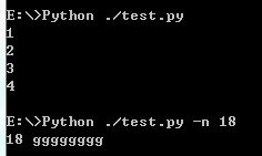 Python中optparse模块使用浅析